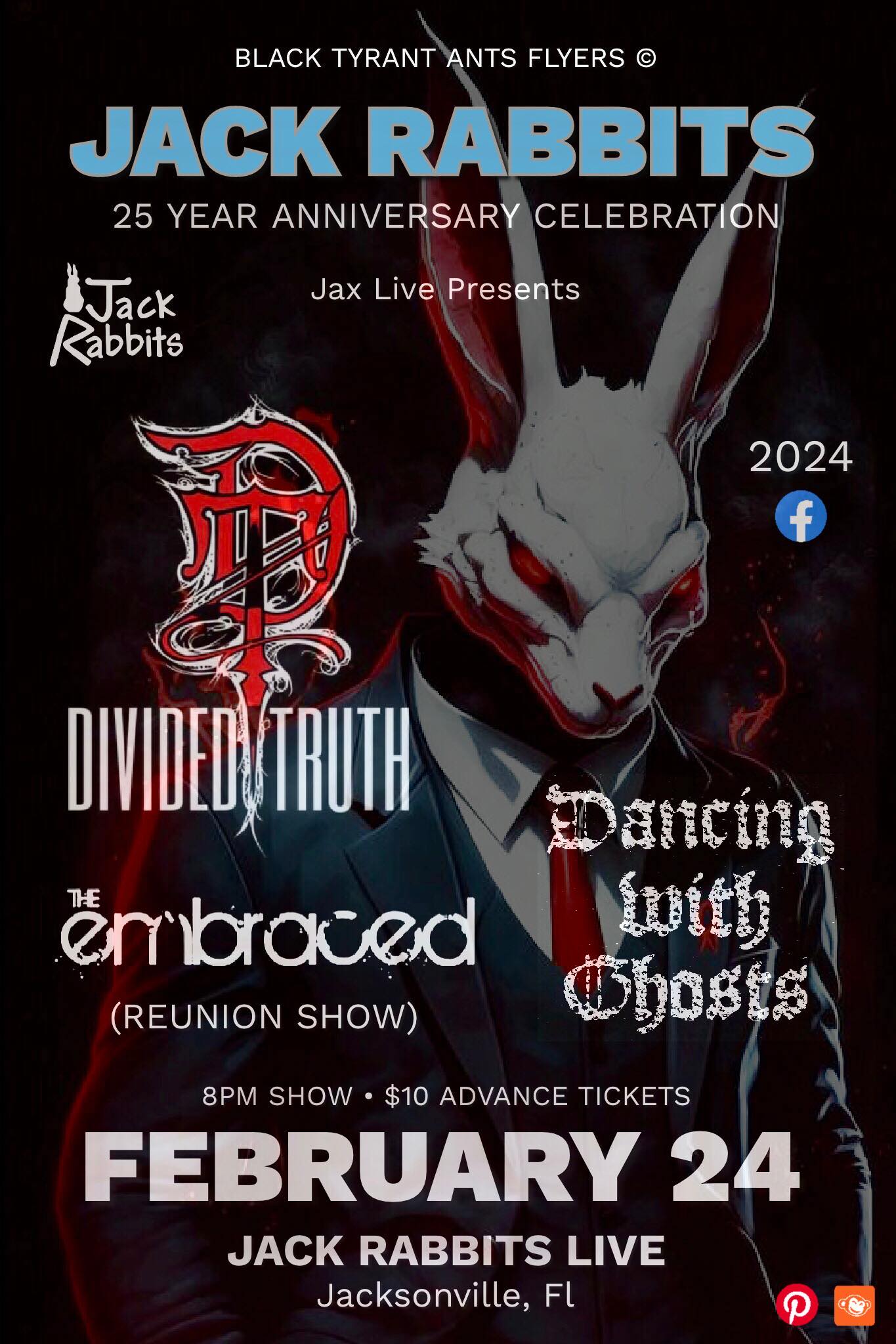 PunkNite Pop Punk Emo Night JACKSONVILLE @ Jack Rabbits - Aug 26