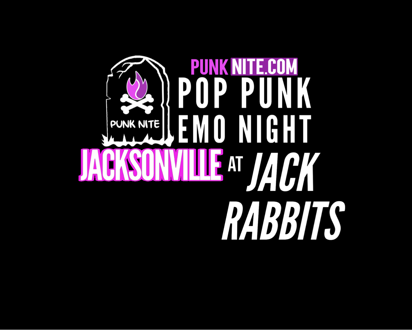 PunkNite Pop Punk Emo Night JACKSONVILLE @ Jack Rabbits - Aug 26