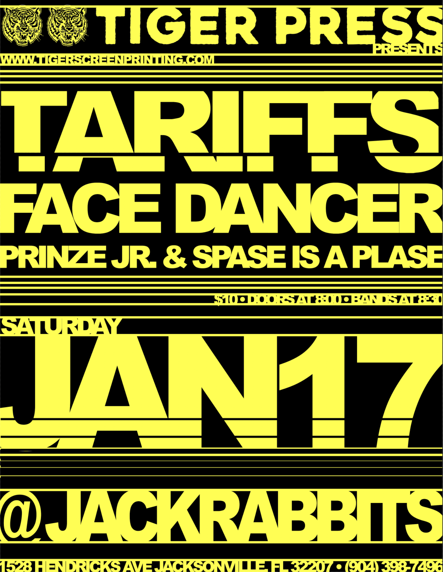 TARIFFS / FACE DANCER