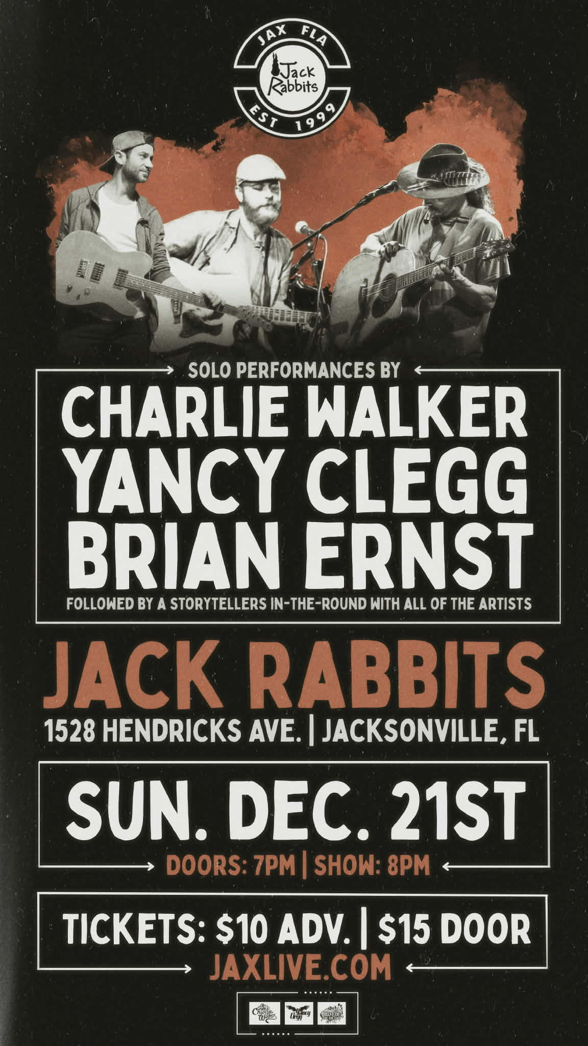 CHARLIE WALKER, YANCY CLEGG, & BRIAN ERNST