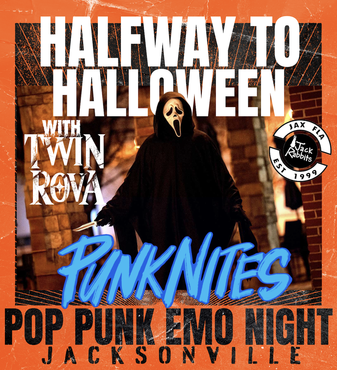 HALFWAY TO HALLOWEEN – Pop Punk Emo Night Jacksonville with TWIN ROVA