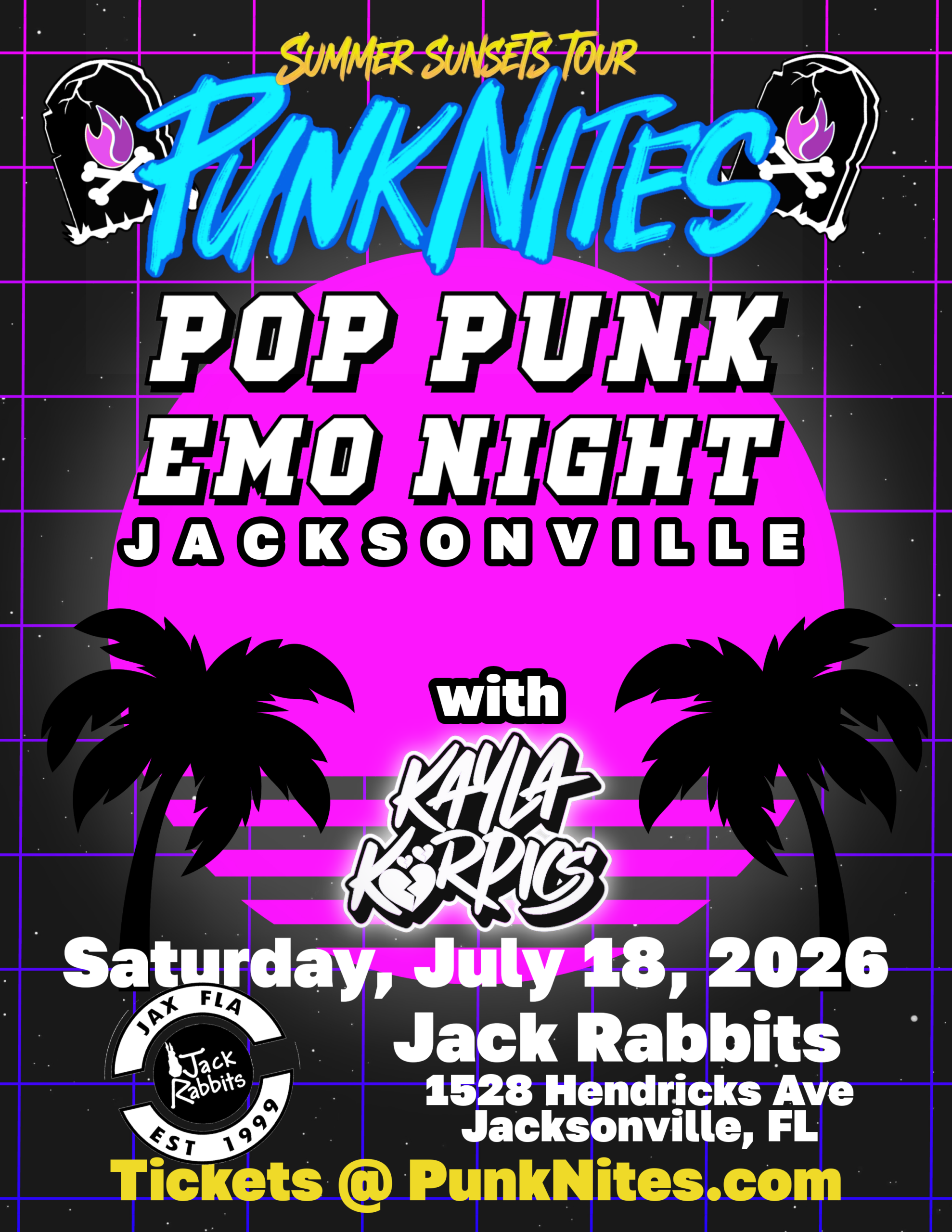 POP PUNK EMO NITE SUMMER SUNSETS TOUR